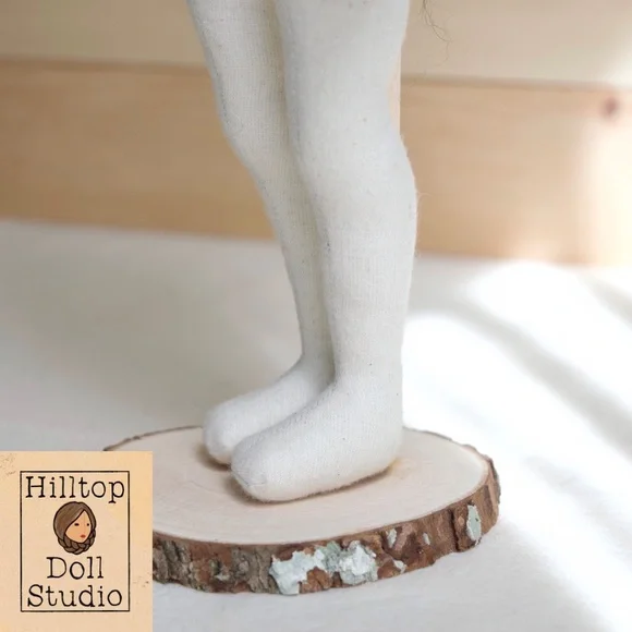 Fabric Doll "Willow" Handcrafted Textile Cloth Heirloom Primitive Doll - Picture 12 of 15